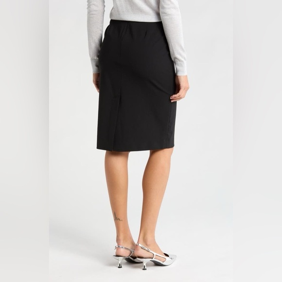 Theory Slim Pencil Skirt in Stretch Wool Black sz 4 - Picture 4 of 8